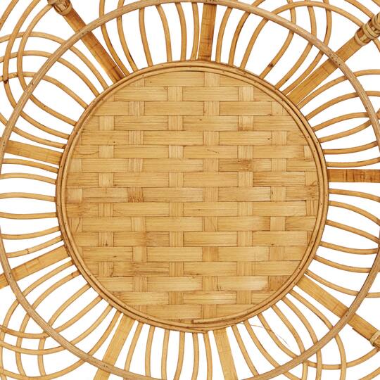 Set of 3 Brown Metal Boho Style Wall Decor 24", 20", 16"